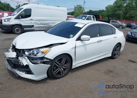 2017 Honda Accord Sport Se из США, поврежденный, VIN 1HGCR2F14HA009709